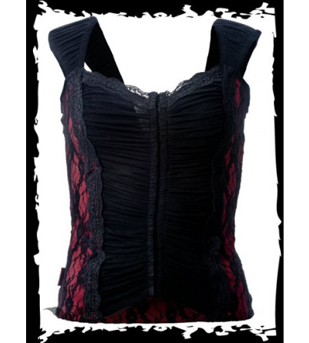 Black top - vêtement femme - Queen of darkness- TAILLE PETIT
