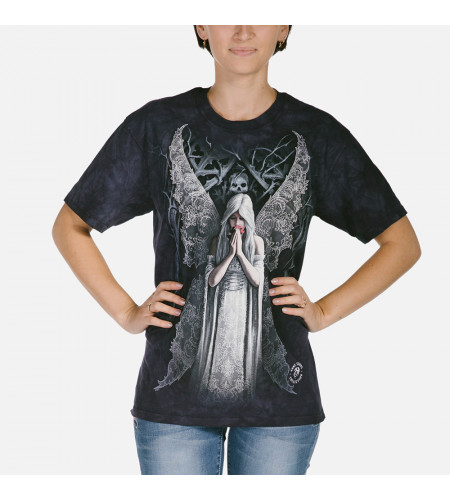 Only love remains - T-shirt ange gothic - The Mountain - Anne Stokes