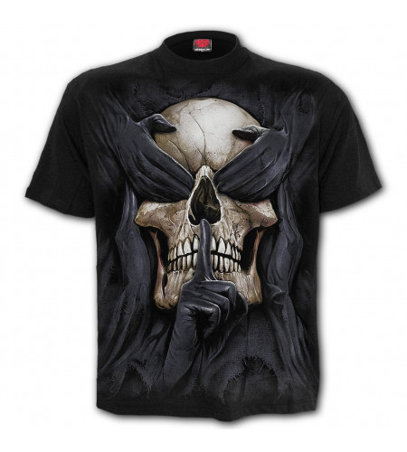 See no evil - T-shirt gothique crane squelette - Homme