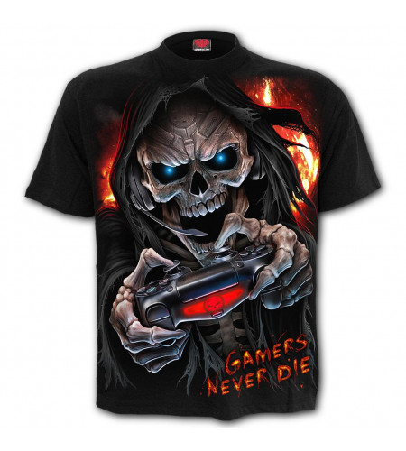 Boutique vente tee shirt PGM jeu video motif squelette pro gamer master