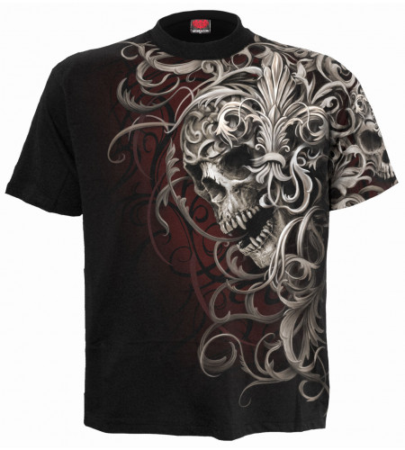 Skull shoulder - T-shirt homme - Dark fantasy gothic