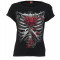 Rose bones - T-shirt femme gothique