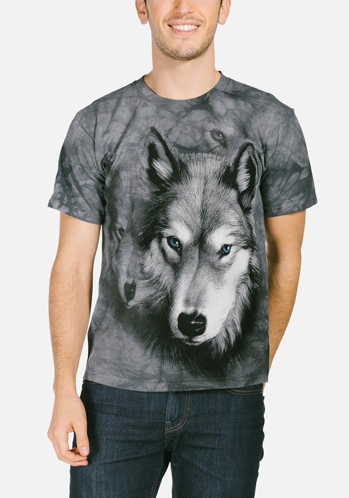 Loup Portrait T-shirt - The Mountain