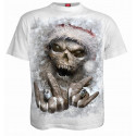 Rock Santa - T-shirt homme squelette - Père Noël