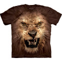 Lion roaring - Tee-shirt lion - The Mountain