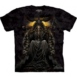 Death throne - T-shirt gothique squelette - Skulbone