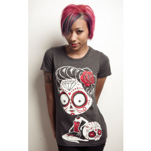 La Cavelera - T-shirt femme gothique - Akumu Ink