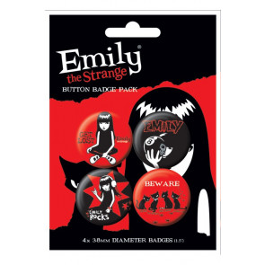 Emily the strange - 4 Badges