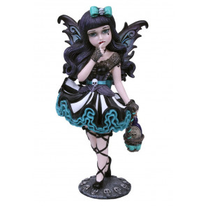 Adeline - Figurine fille fée gothique