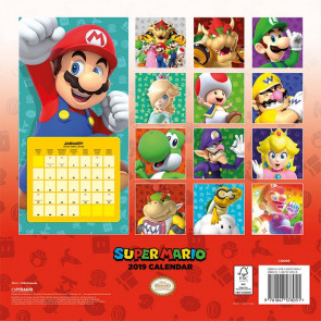 Super Mario - Nintendo - Calendrier 2019