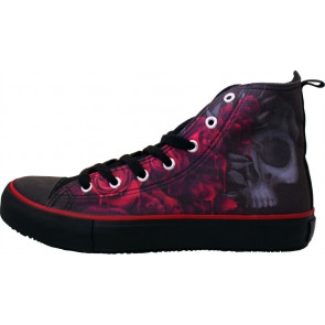 Blood rose - Sneakers femme - Chaussures gothique