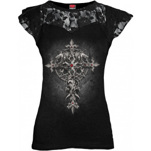Custodian gargouilles - T-shirt femme gothique