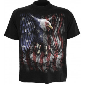 Liberty usa - T-shirt homme aigle rapace