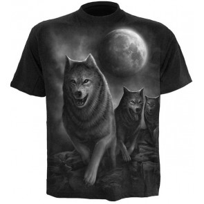 t-shirt de loup tee shirt animaux