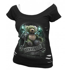 Frankented ours peluche - Tee-shirt femme gothic