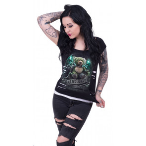 Frankented ours peluche - Tee-shirt femme gothic