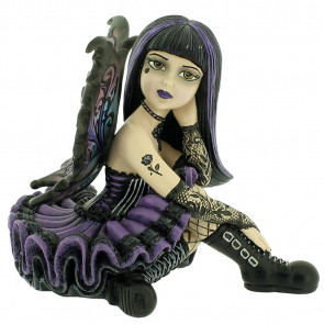 Amaya - Figurine fille fée gothique