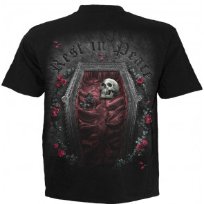 Rest in peace - T-shirt gothique squelettes - Homme - Spiral