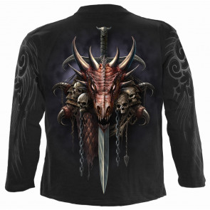 Draco unleashed - Tshirt homme dragon - Manches longues - Spiral