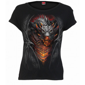 boutique en ligne vente vetement tee shirt femme motif dragon