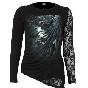 Shadow raven - T-shirt femme gothic - Spiral