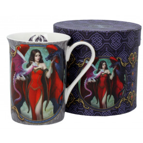 boutique decoration de table vente mug cermique motif fantasy dragon mistress artiste james ryman