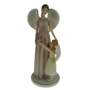 statuette ange déco mère et fille