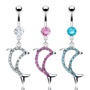 boutique vente de bijoux piercings nombril motif dauphins