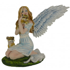 Boutique angélique vente figurines motif ange et tigre