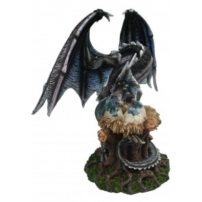 Boutique vente figurine dragon en résine grand format statuette déco fantasy
