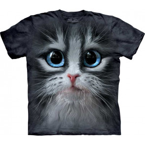 t-shirt adulte the mountain motif tête de chaton