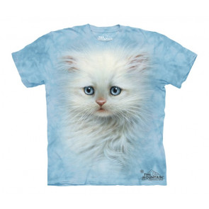 t-shirt chat blanc enfant the mountain