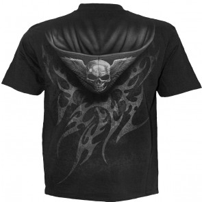 Unzipped - T-shirt gothique squelette - Homme - Spiral