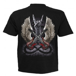 Rock 4ever - T-shirt homme dark fantasy - Squelette