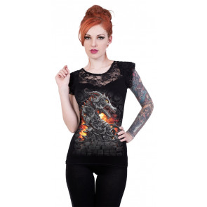 Keeper of the fortress - T-shirt femme - Dragon