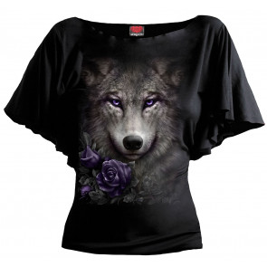 Wolf roses - T-shirt femme - Loup - Spiral
