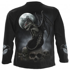 Vamp cat - T-shirt dark gothic - Homme - Manches longues