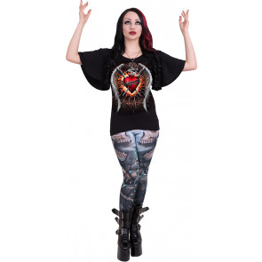 Sacred wings - T-shirt femme gothique romantique