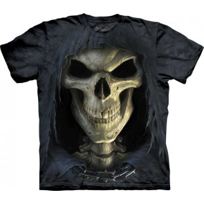 tee shirt homme reaper squelette Big face death the mountain