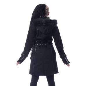 Manteau Rock Gothic femme - Verse coat - Chemical black