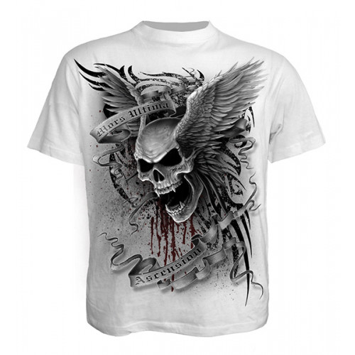 Ascension - T-shirt blanc tête de mort - Spiral