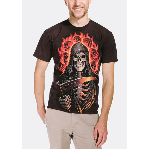 Vêtements Spiral Direct étrangleur HOMME MORT/FAUCHEUSE/Crânes/METAL/Zombie T-Shirt 