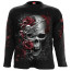 Boutiquer vente tee shirt imprimé rock dark gothic marque spiral skuuls n roses manches longues