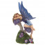 figurine fée bleue endormie sur champignon - Collections fées Lis Parker - Tales Avalon