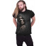 Boutique vente tee shirt gothic homme manches courtes boutique motif la faucheuse spiral