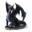 figurine dragon noir heroic fantasy collection