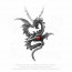 boutique bijou pendentif dragon alchemy gothic p756