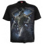 Boutique tee shirt gothic dark fantasy spiral manches courtes