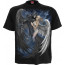 boutique vetement vente tee shirt motif anges gothique couple spiral manches courtes fallen