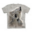 t-shirt imprimé famille loup blancs tee shirt enfant